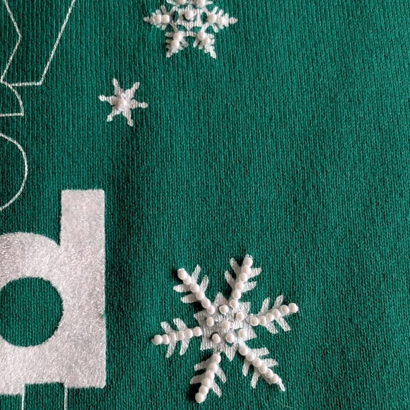 Green Baby It's Cold Outside Graphic Top XL Kim Rogers - Picture 4 of 8